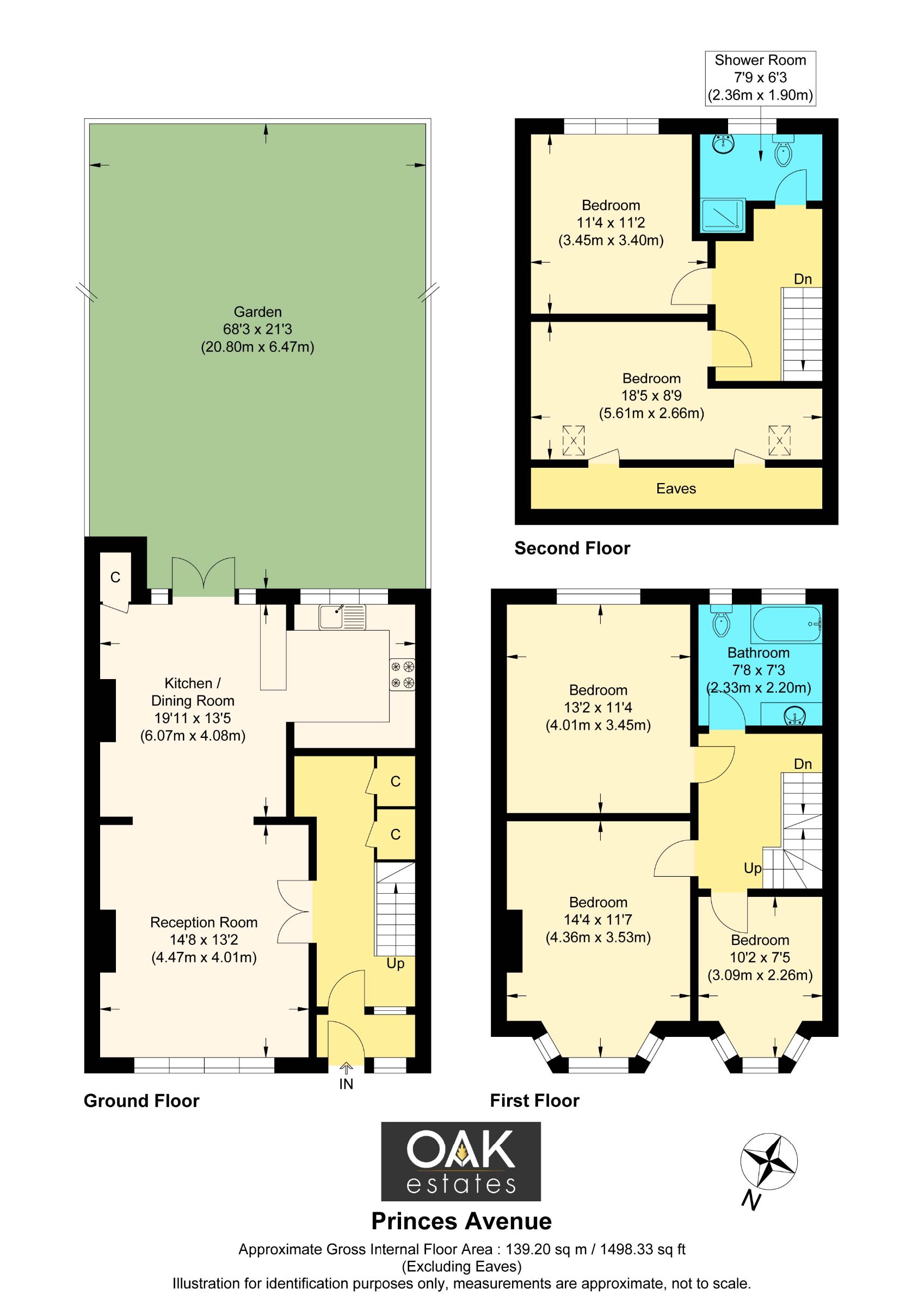 216 Princes Avenue, London floorplan