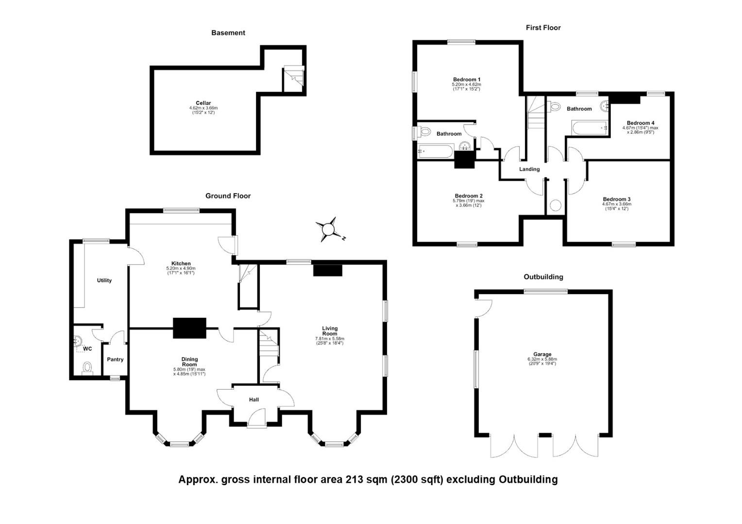147, Town Street, Newton, Cambridge floorplan