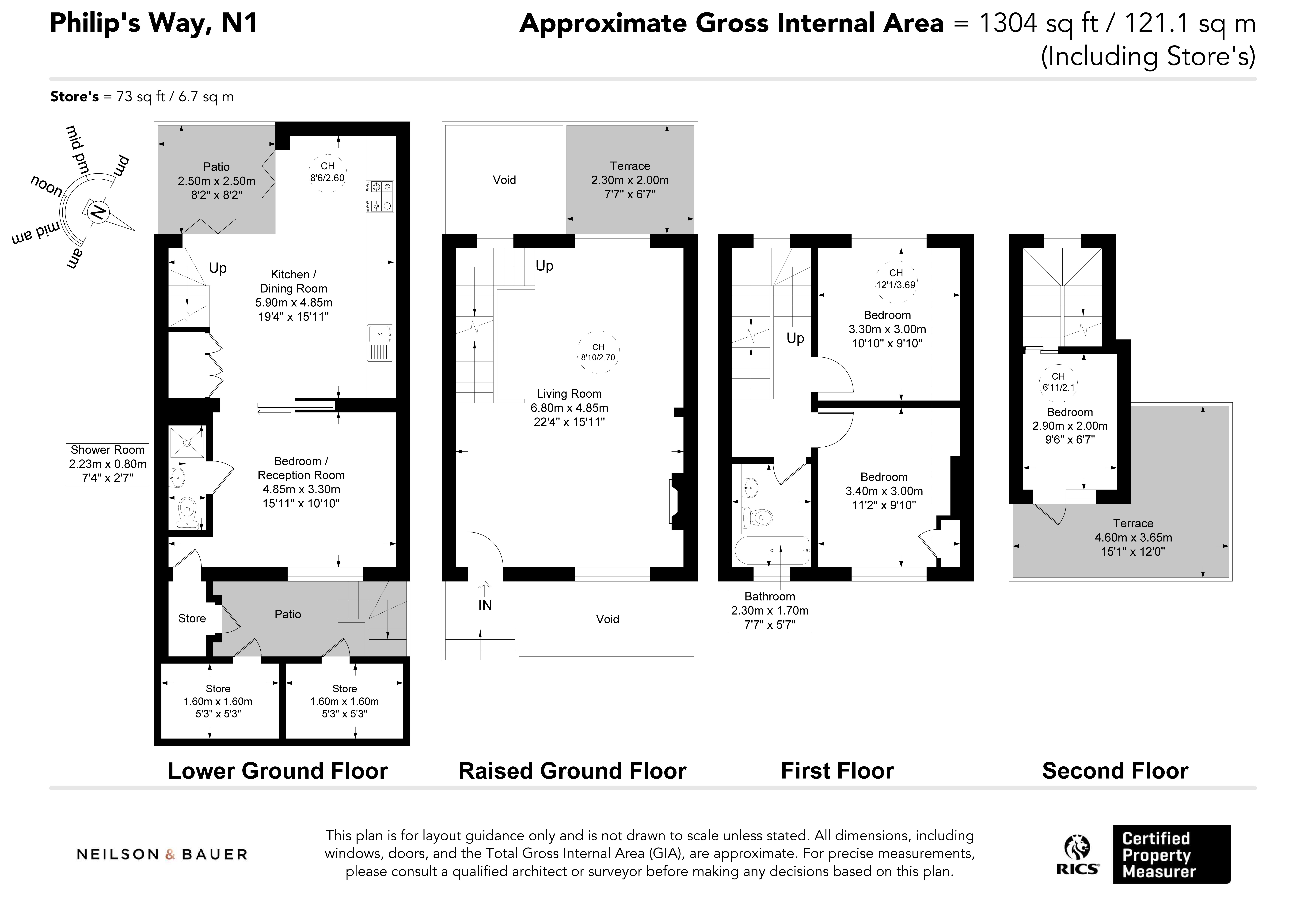 4, St. Philip's Way, London floorplan