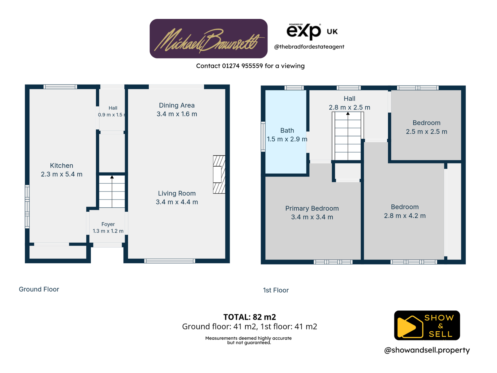 61, Fenwick Drive, Bradford floorplan