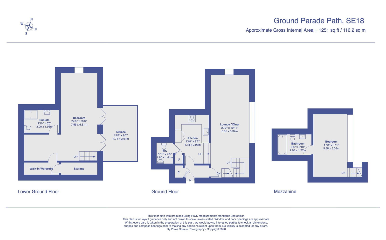 West Officers Apartments, 2,Flat 8, Parade Ground Path, London floorplan