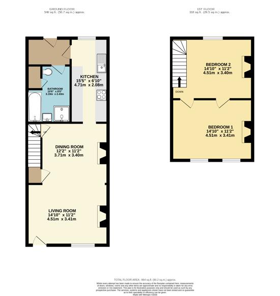 3 Flint Cottages, Bury Road, Newmarket floorplan