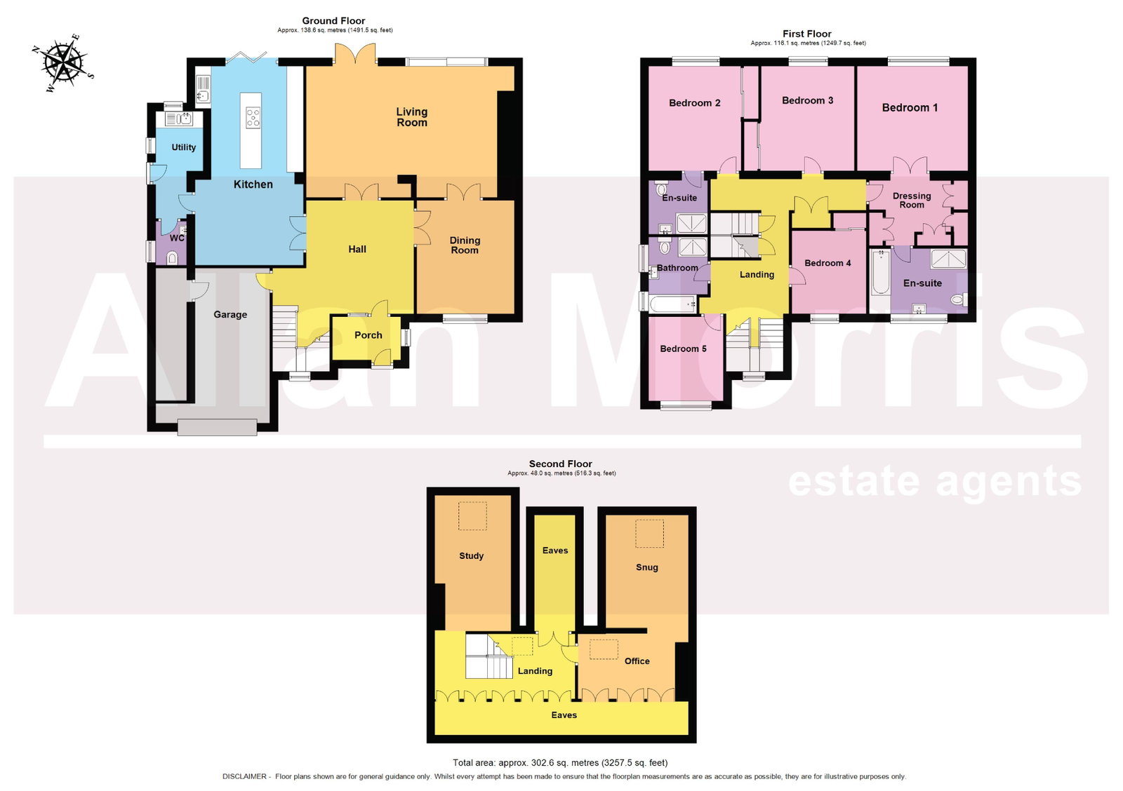 1, Hill View Road, Worcester floorplan