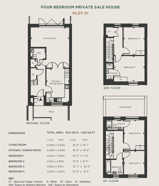 Plot 51 Granville Gardens, 116, Granville Road, London floorplan