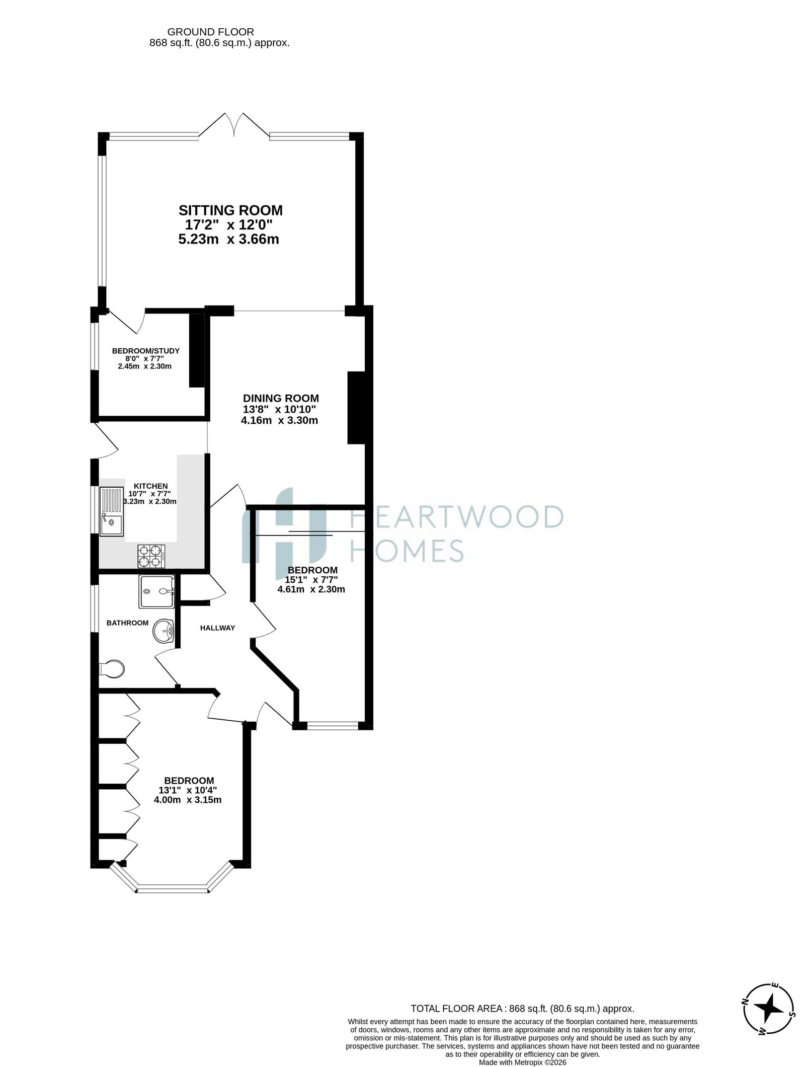 66, Oakwood Drive, St. Albans floorplan