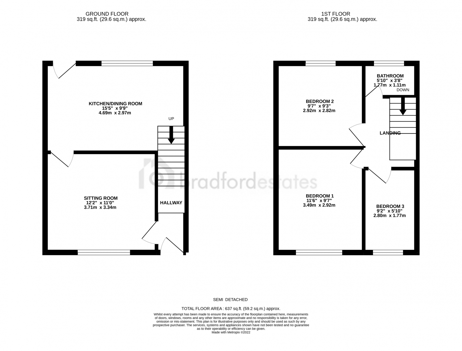 Dalcross Grove, Bradford BD5, 3 bedroom semidetached house for sale