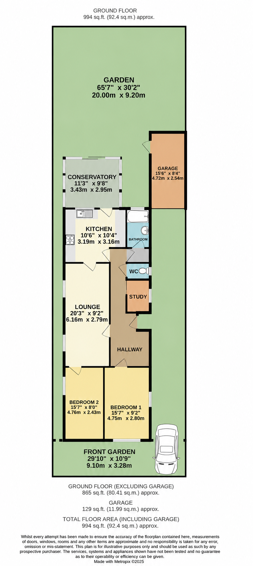 8, Cliff Gardens, Sheerness floorplan