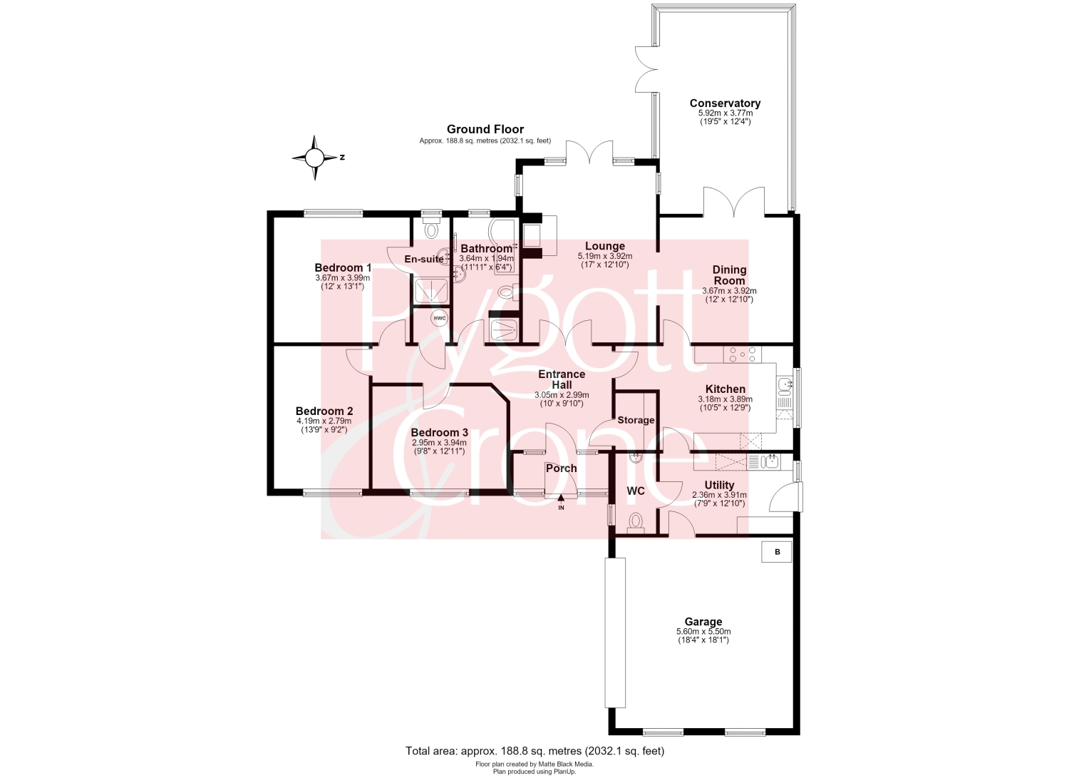 Lambert Bank, Holbeach St. Johns, Spalding floorplan