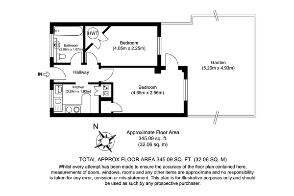 4 Cooper Close, Morley street, London floorplan