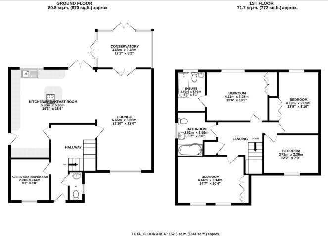 17, Selah Drive, Swanley floorplan