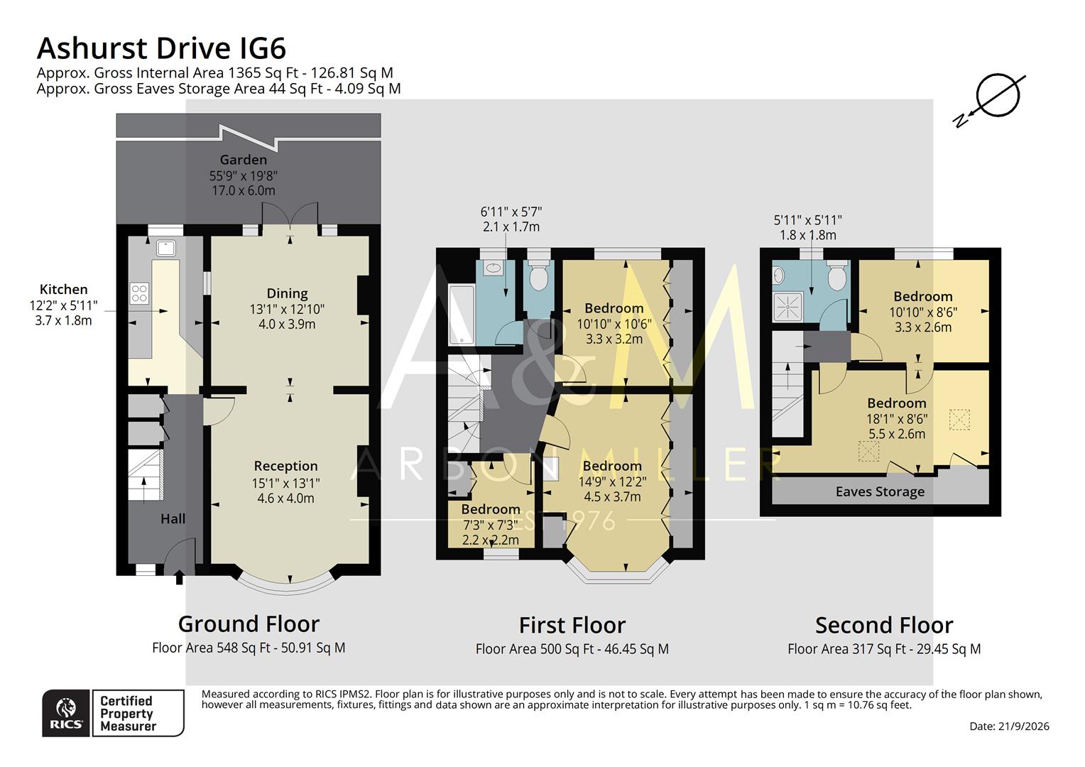 94, Ashurst Drive, Gants Hill floorplan