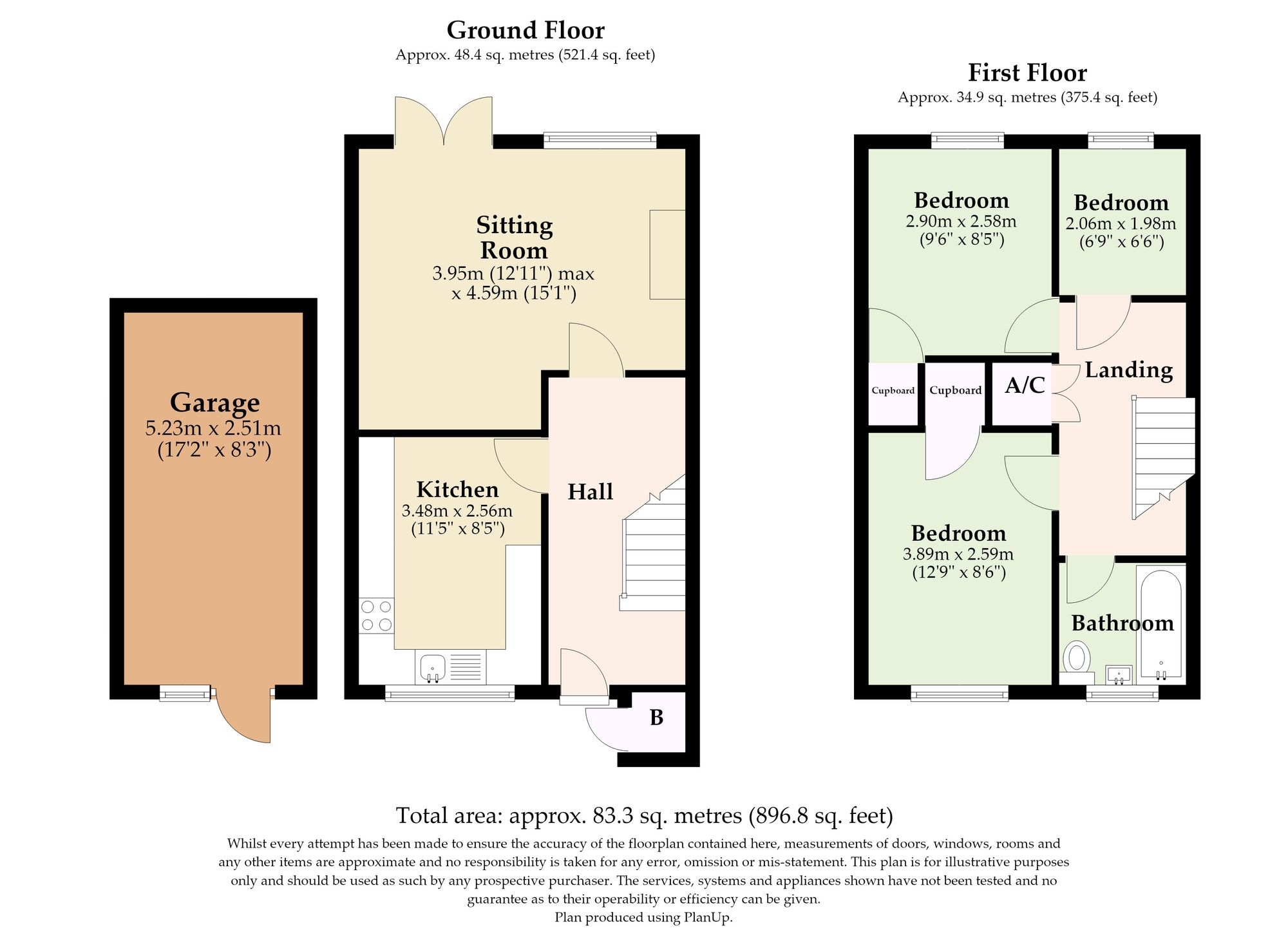 38 Laburnum Close, Great Yarmouth floorplan