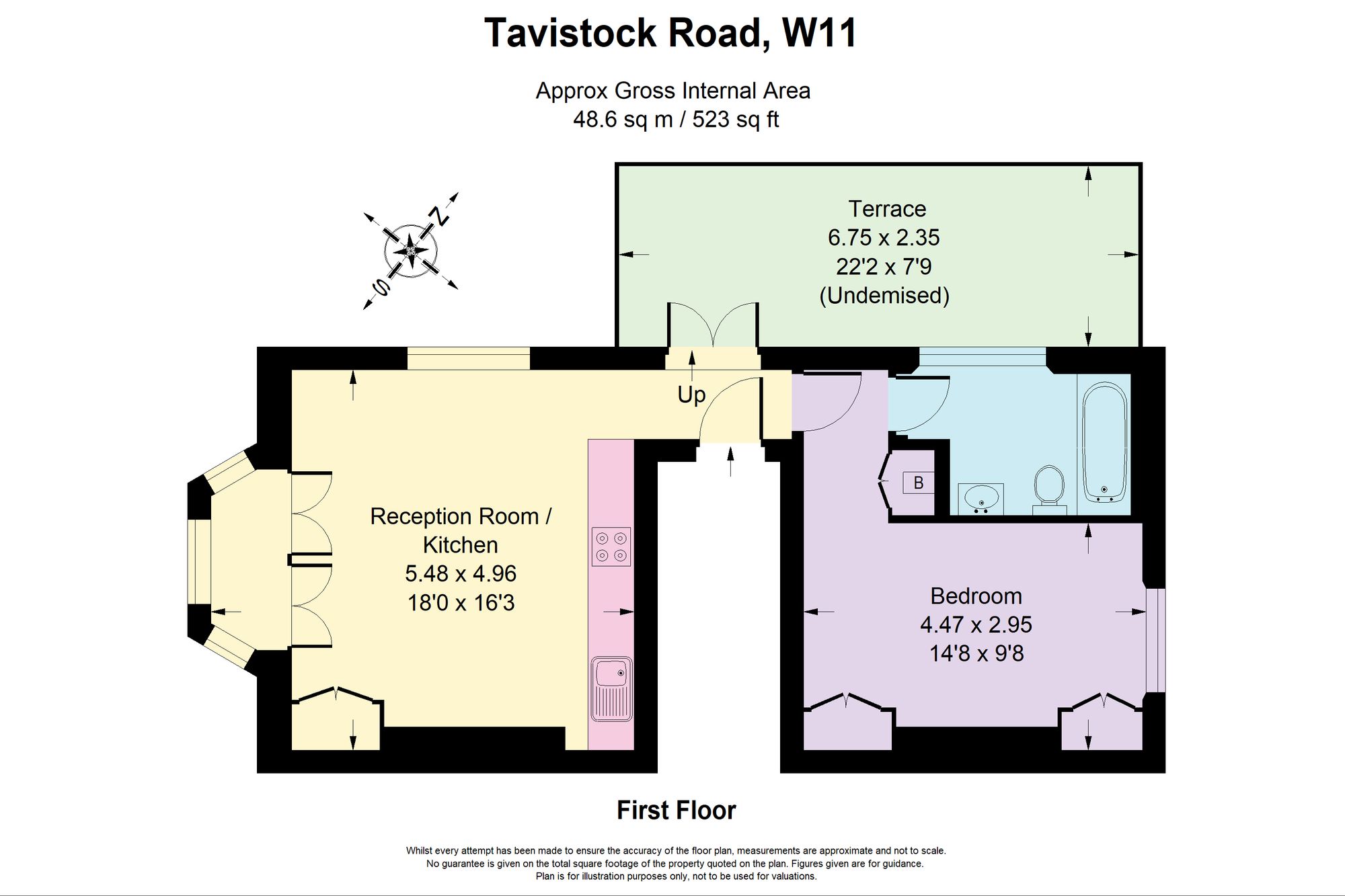 Tavistock Road, London W11, 1 bedroom flat for sale - 66367846 ...