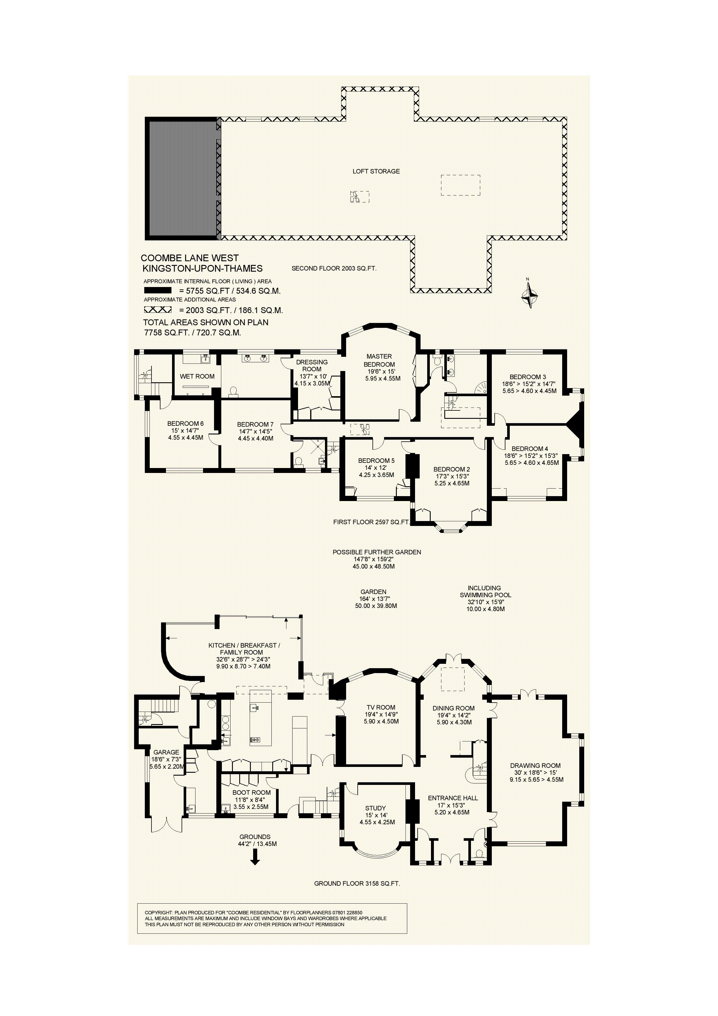 7 Bedrooms Detached house to rent in Coombe Lane West, Kingston Upon Thames, Surrey KT2