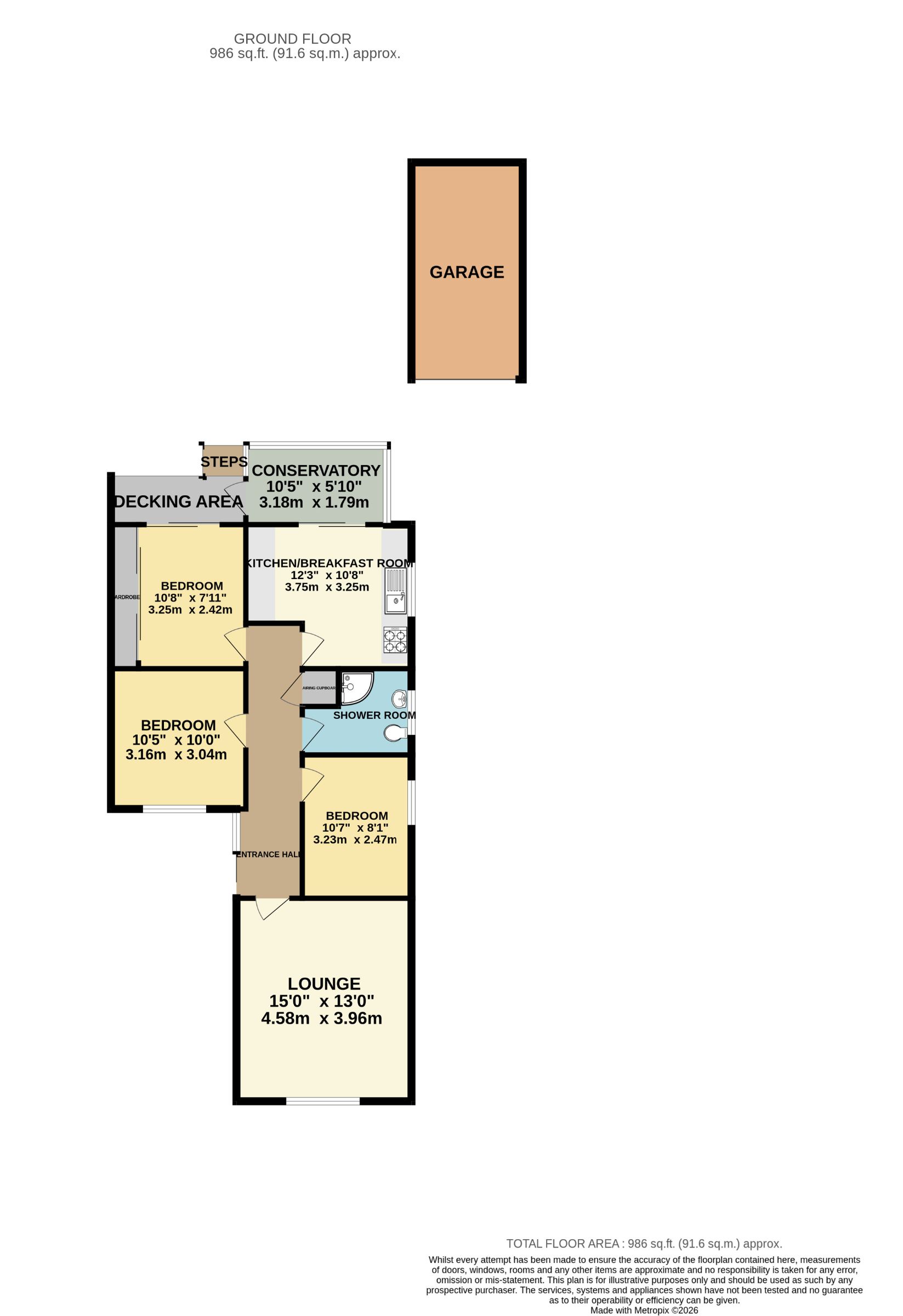 10 Berkeley Crescent, Lydney floorplan