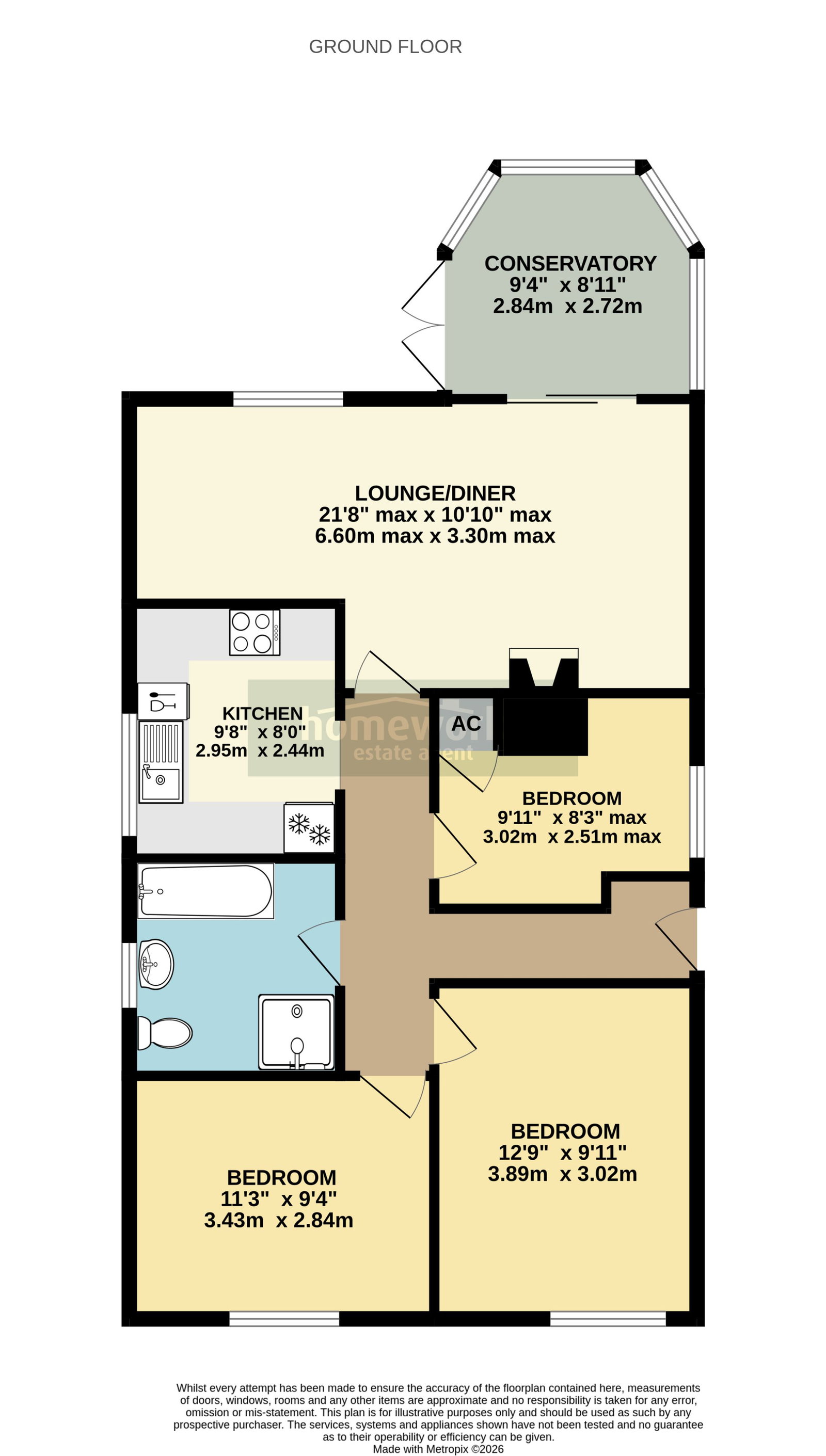 1, Hillside, Barnham Broom floorplan
