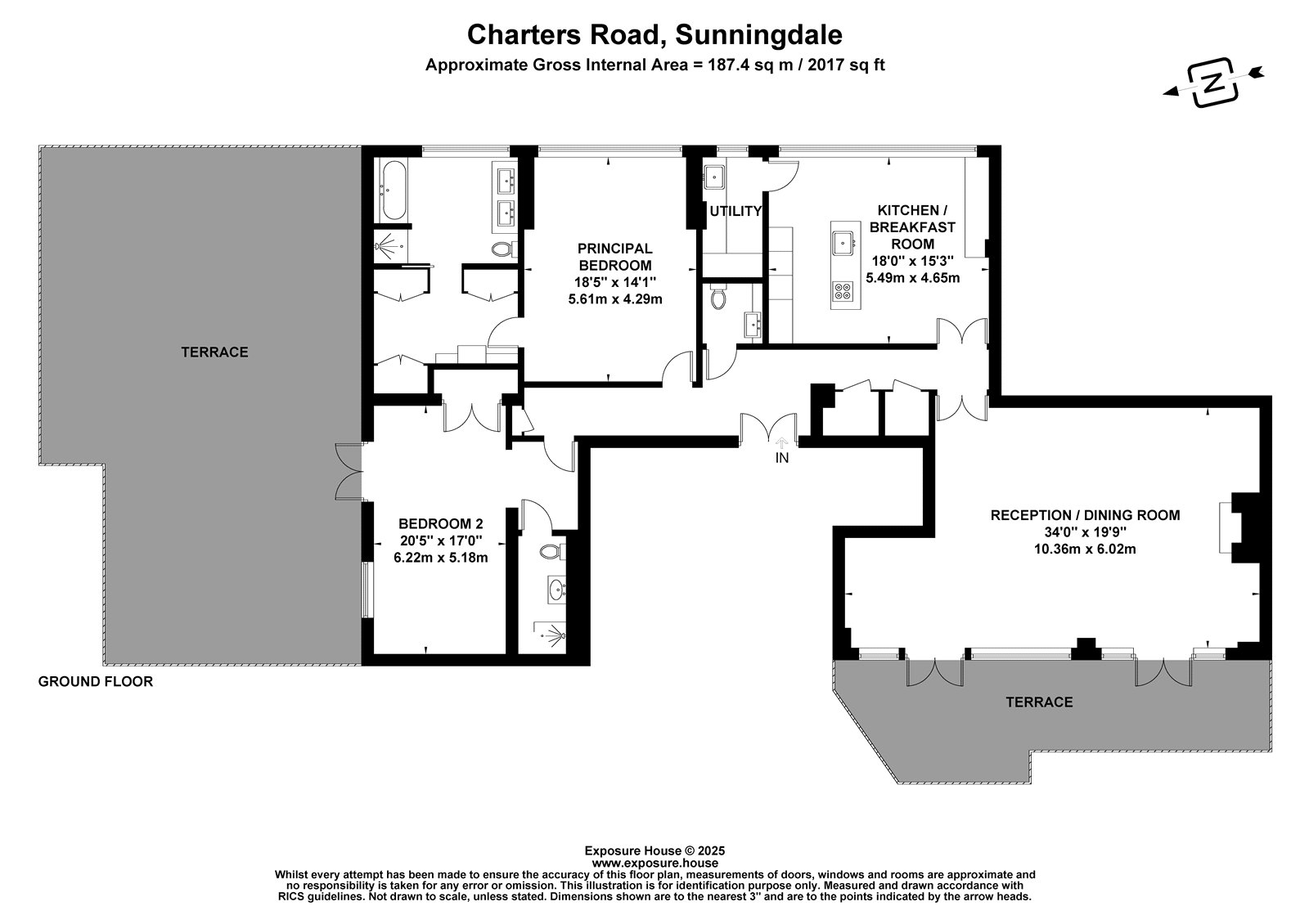 Apartment 3, Charters Charters,, Charters Road, Berkshire floorplan