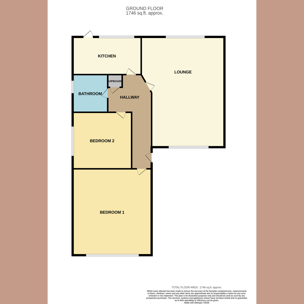 8, Chesterfield Crescent, Leigh-on-sea floorplan