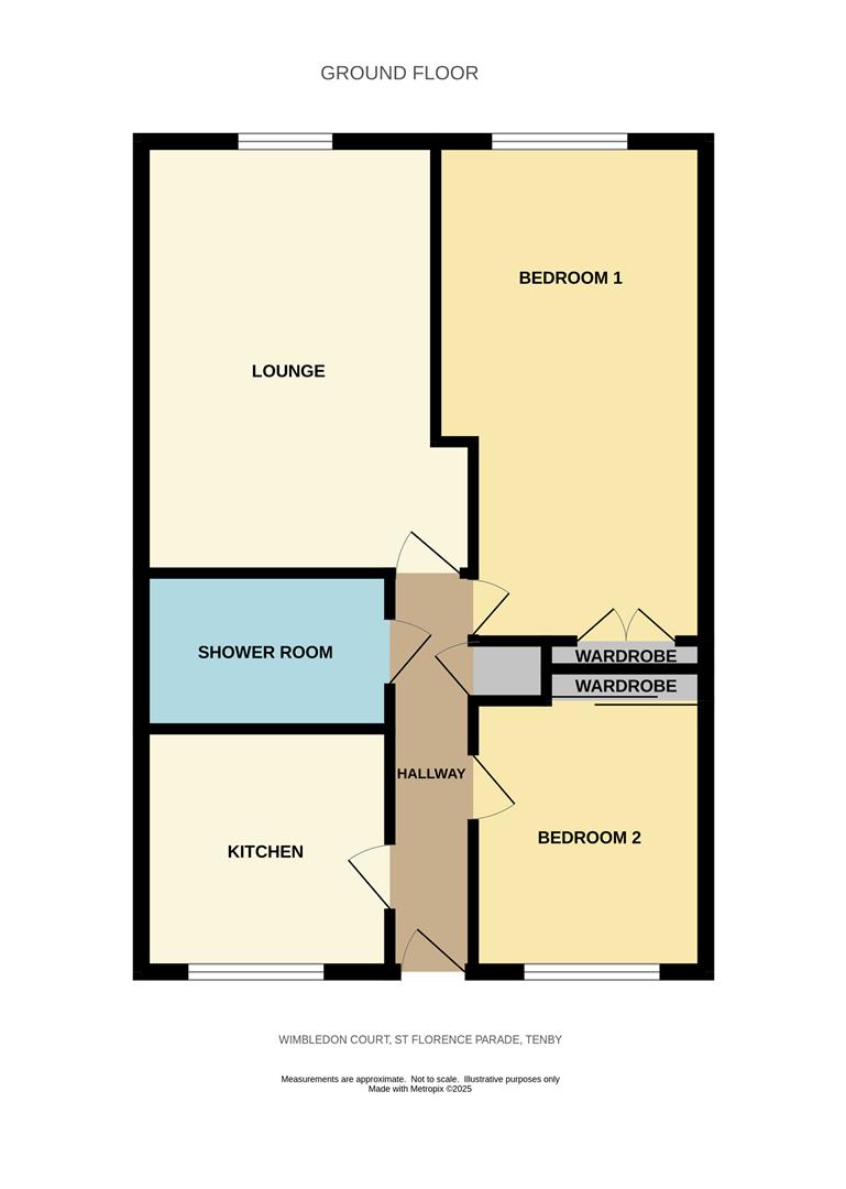1, Wimbledon Court, Tenby floorplan