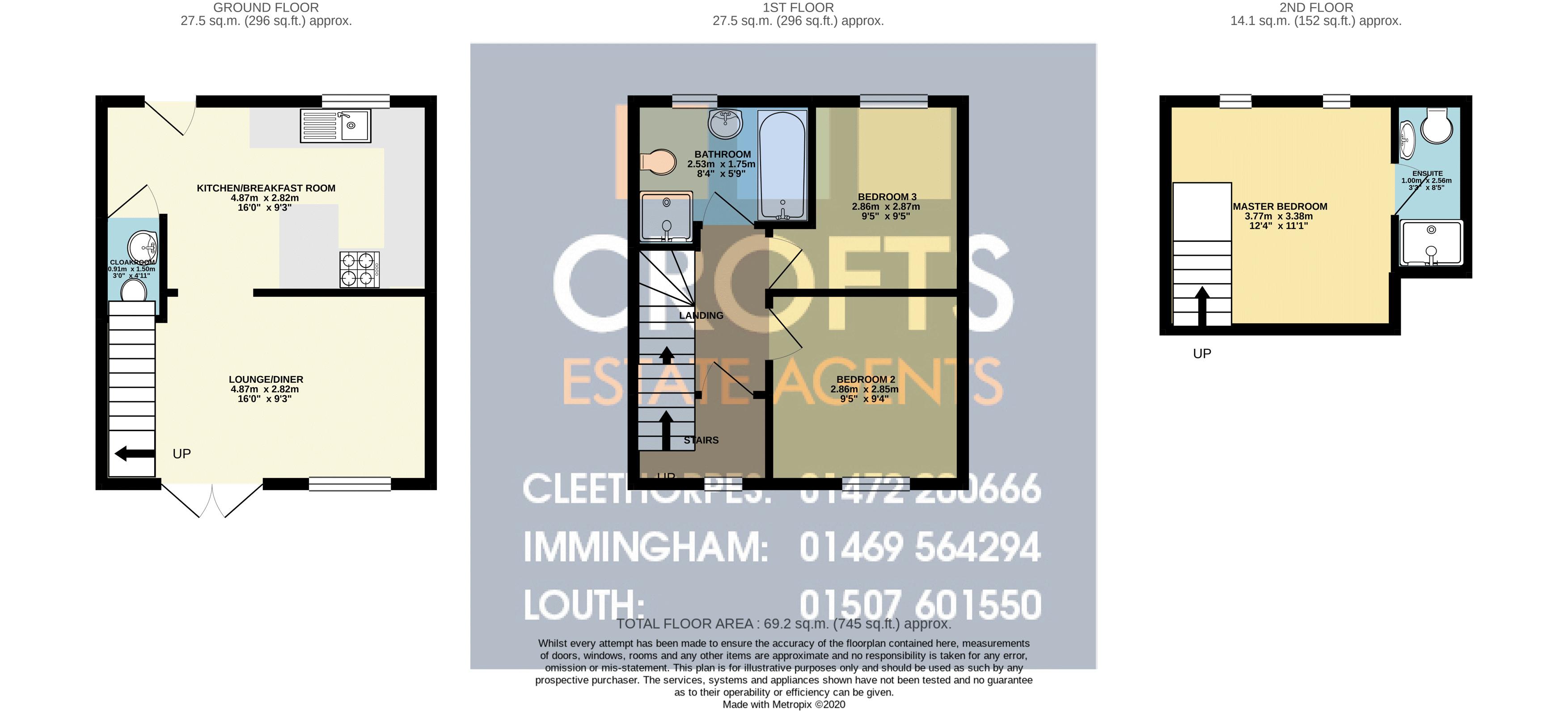 2, Betts Mews, Louth floorplan