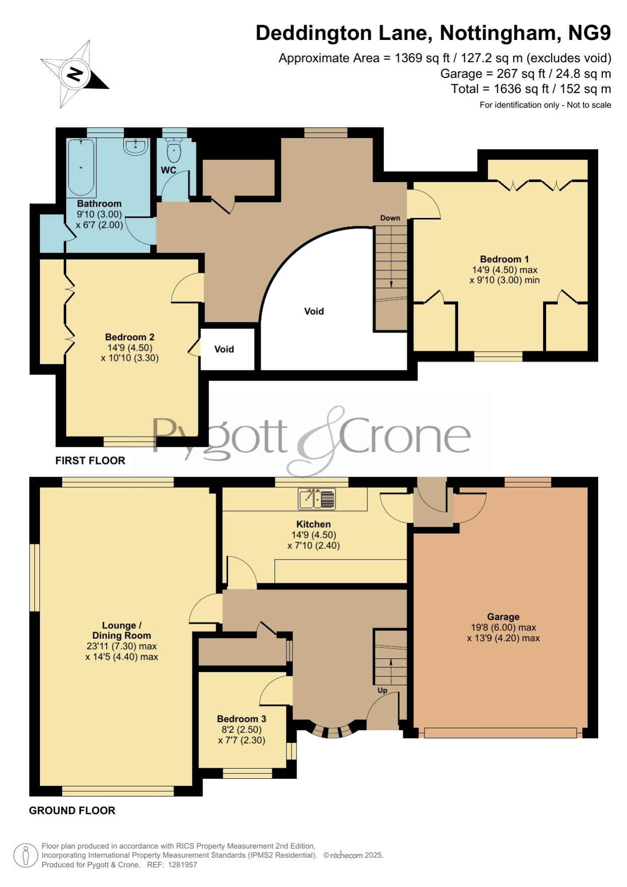 Deddington Lane, Bramcote, Nottingham, Nottinghamshire, NG9 floorplan