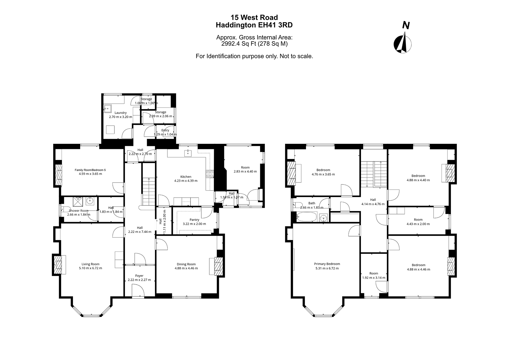 15, West Road, East Lothian floorplan