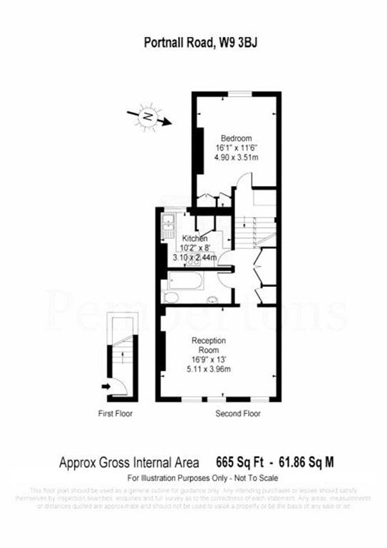 1 Bedrooms Flat to rent in Portnall Road, London W9