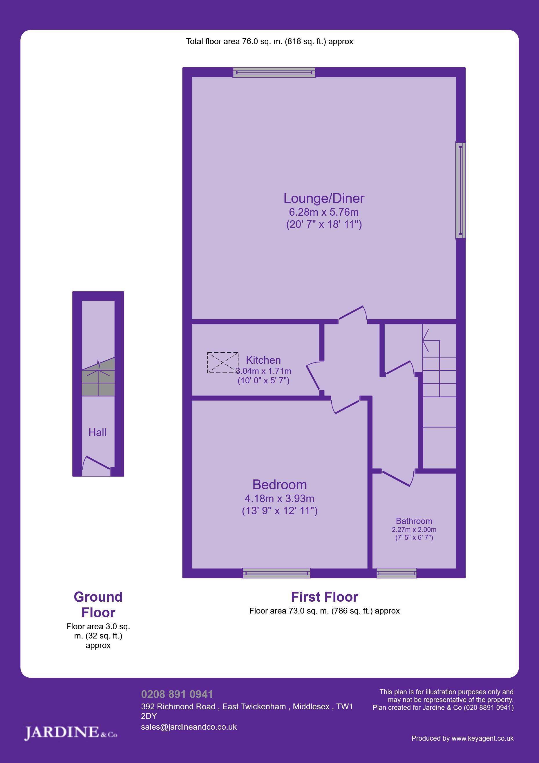 1 Bedrooms Flat to rent in Cambridge Park, Twickenham TW1