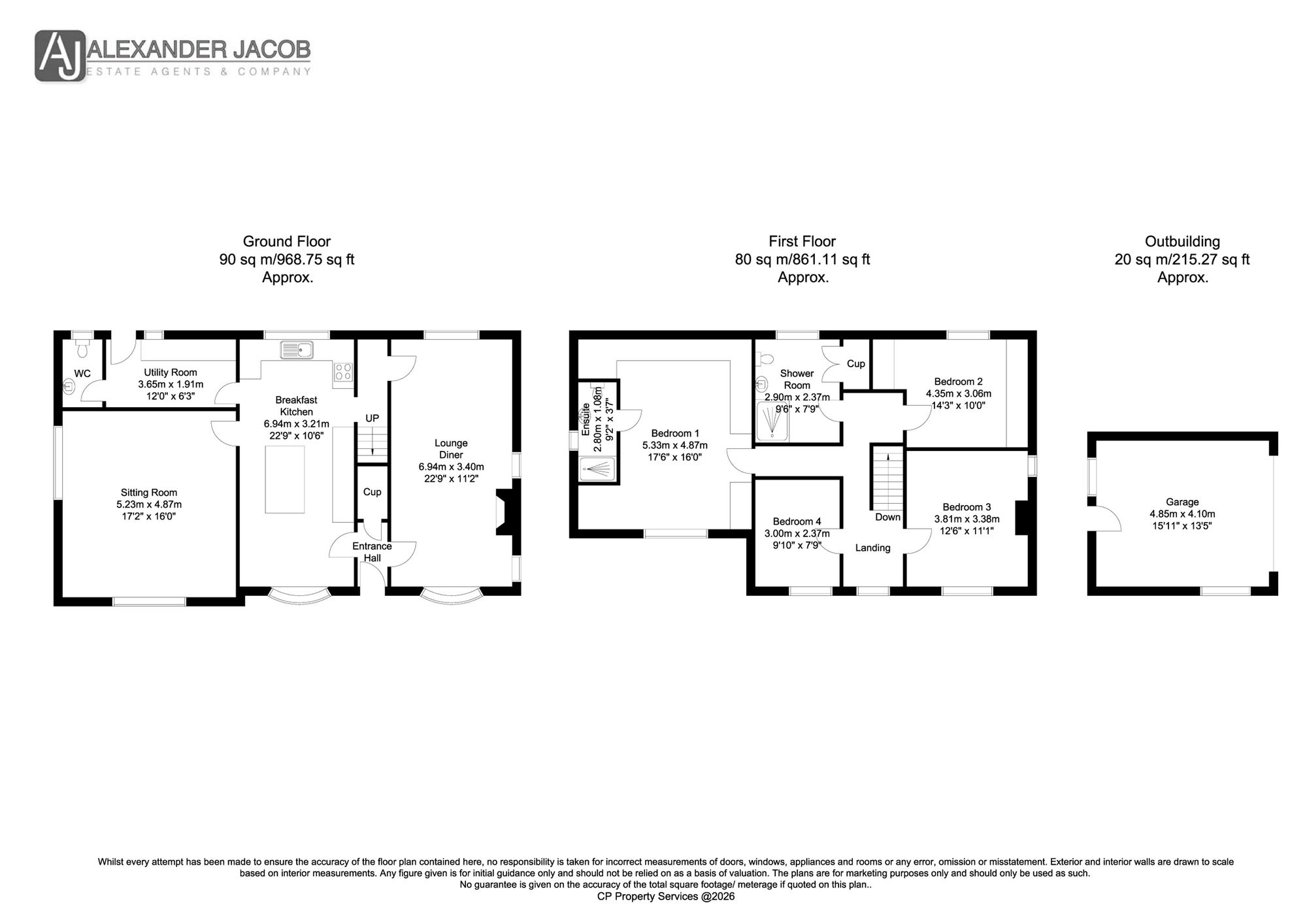 Manvern Cottage Top Street, Retford floorplan