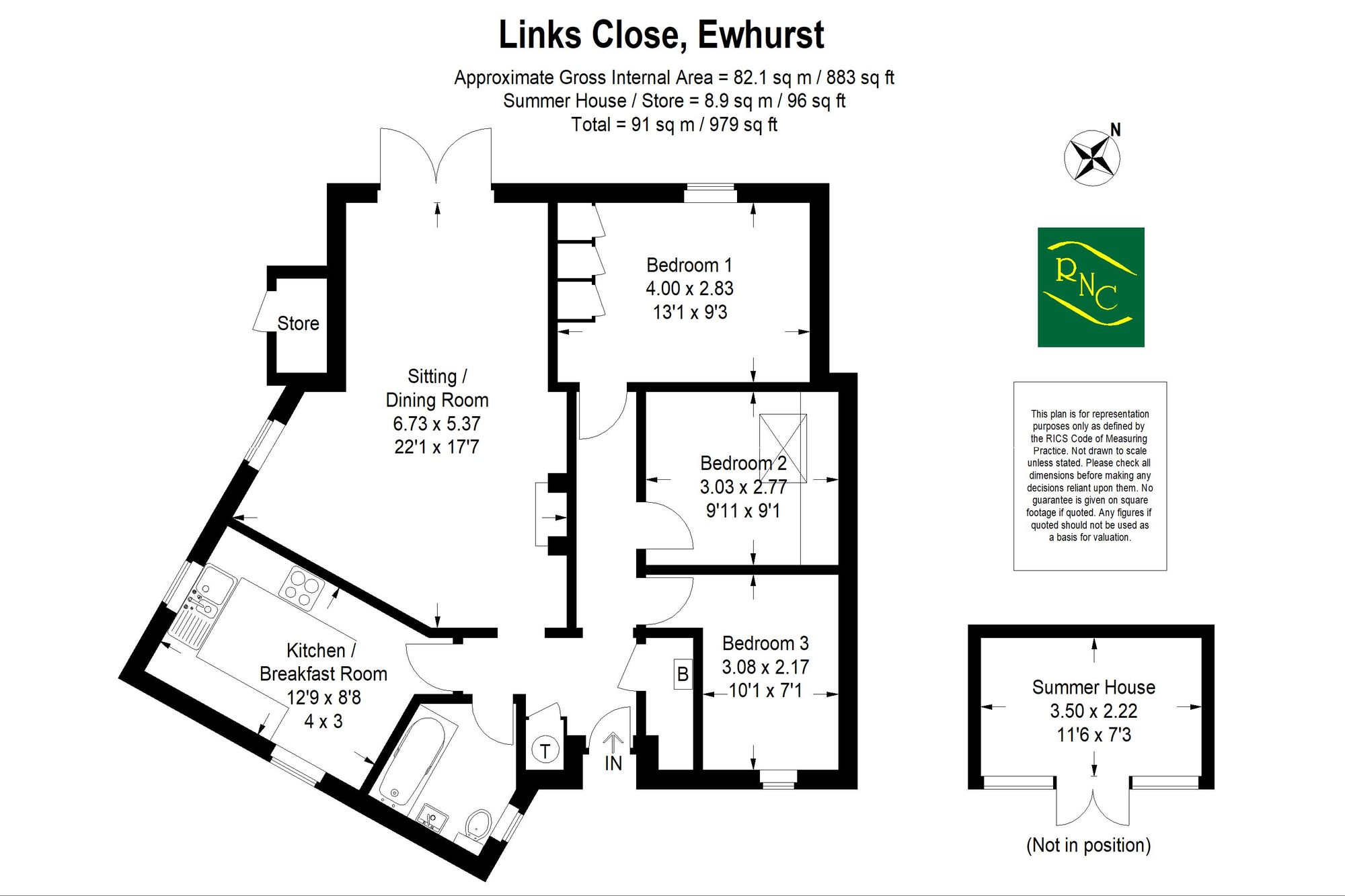 5 Links Close, Cranleigh floorplan