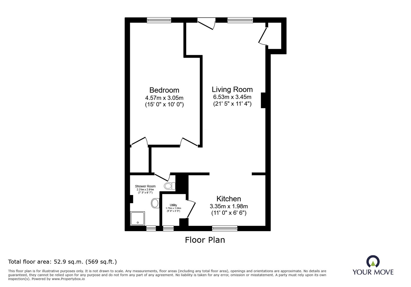 58,, Windsor Way, East Sussex floorplan