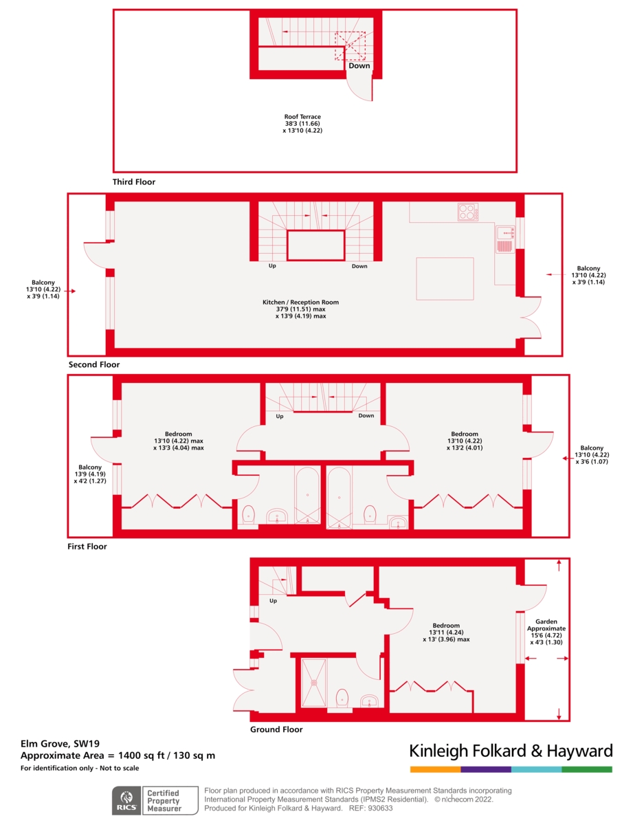 1,, Ronian Villas, Wimbledon floorplan