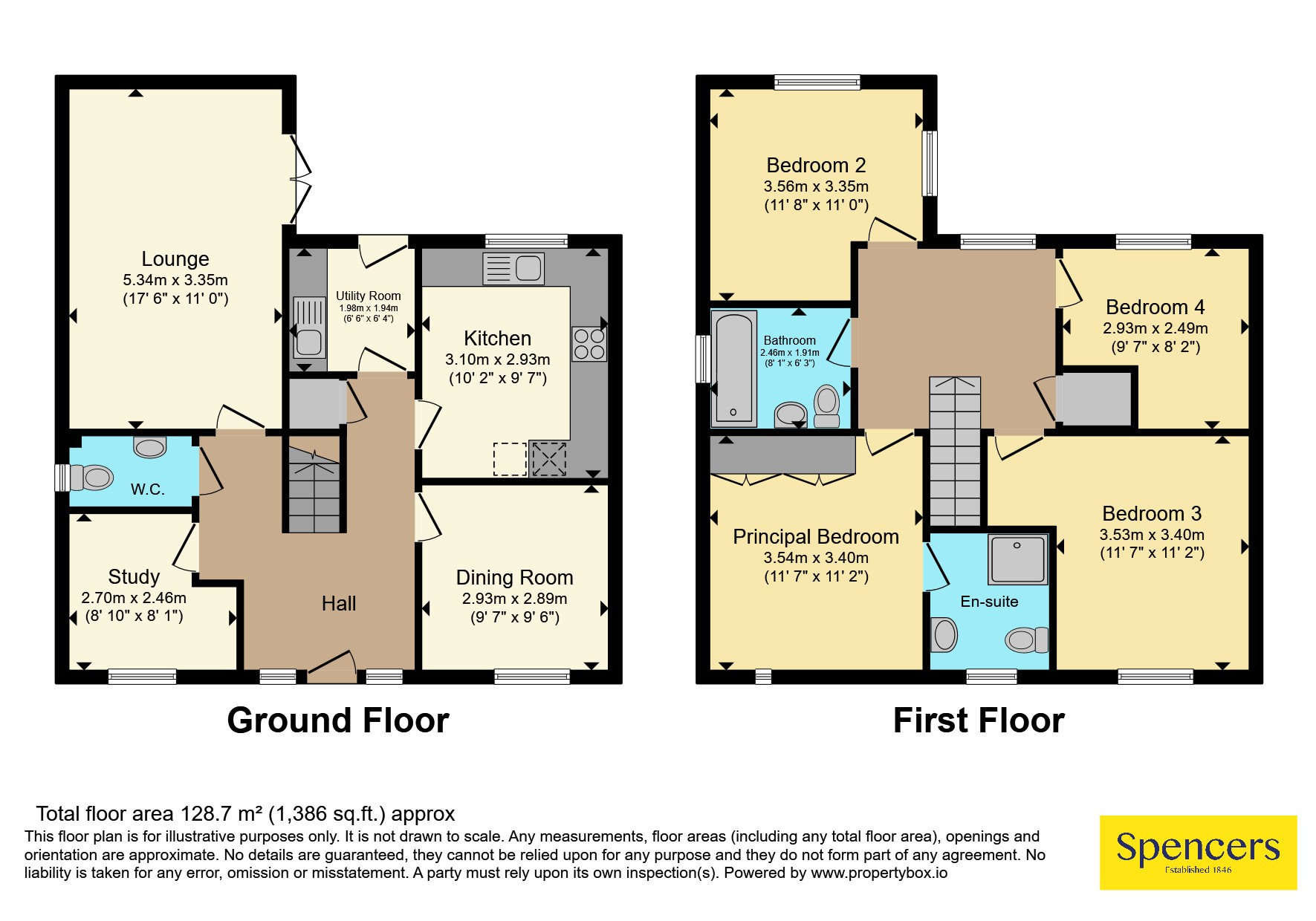 5, Aspen Close, Leicester floorplan