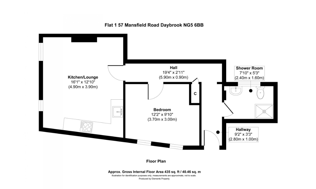 57, Nottingham floorplan