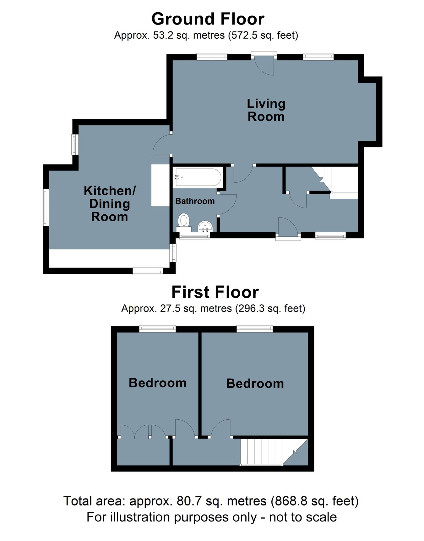 Yew Tree Cottage, Hastings Road, Battle floorplan