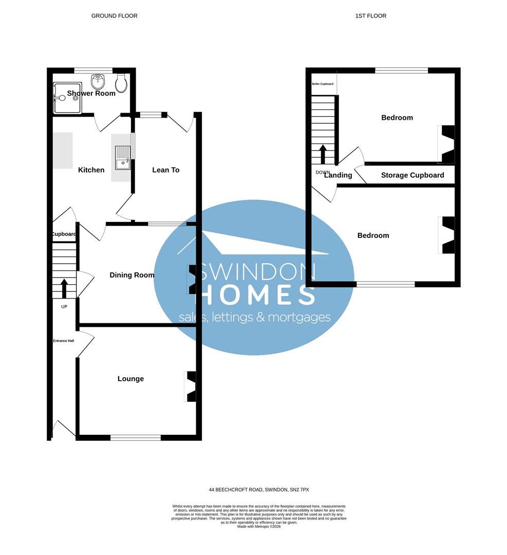 44, Beechcroft Road, Swindon floorplan
