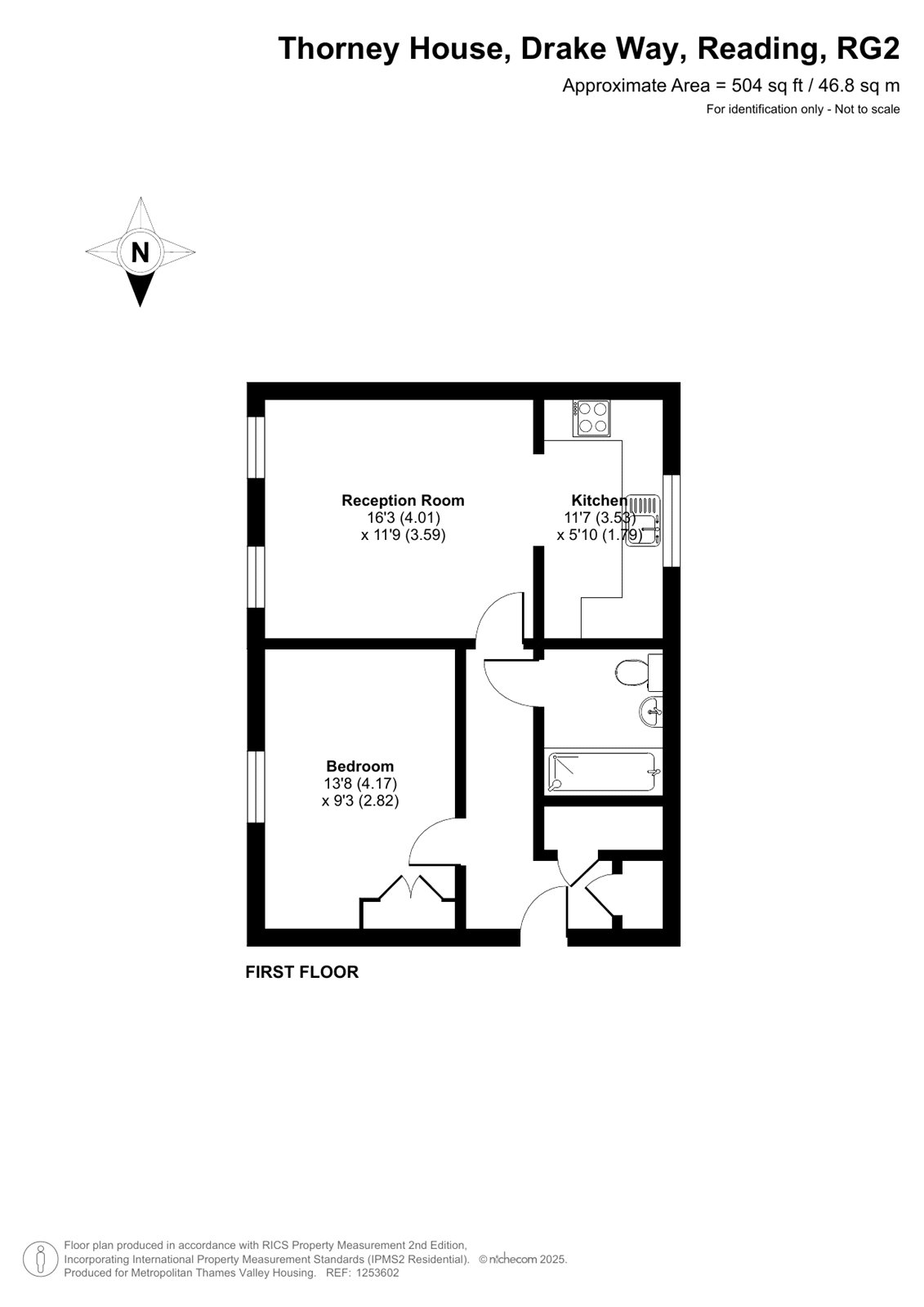 MTVH SO, 6, Thorney House, Reading floorplan