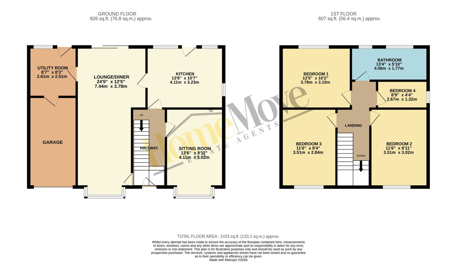 69, Sunningdale Drive, Skegness floorplan