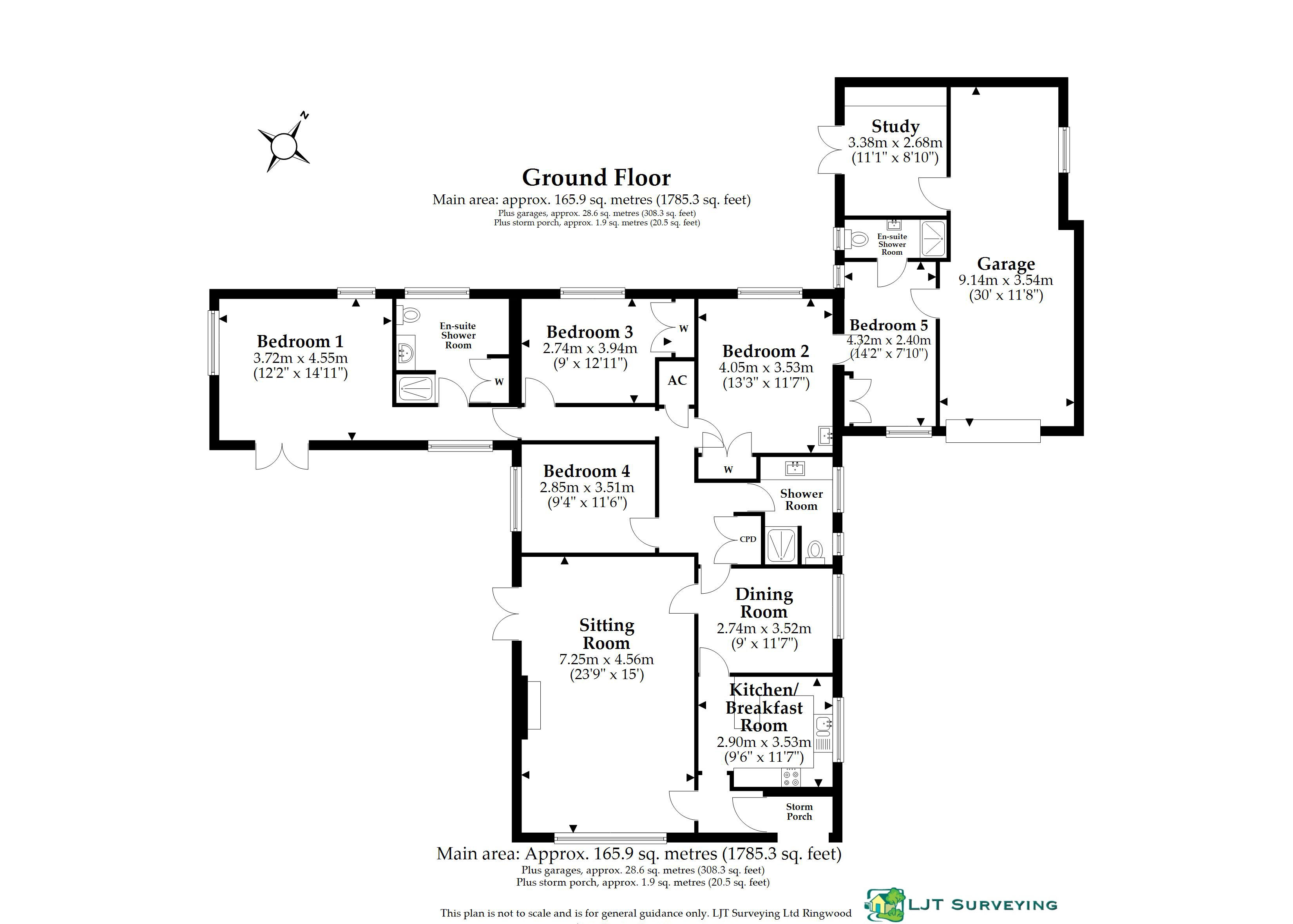 Nathia, 6, Manor Farm Road, Hampshire floorplan