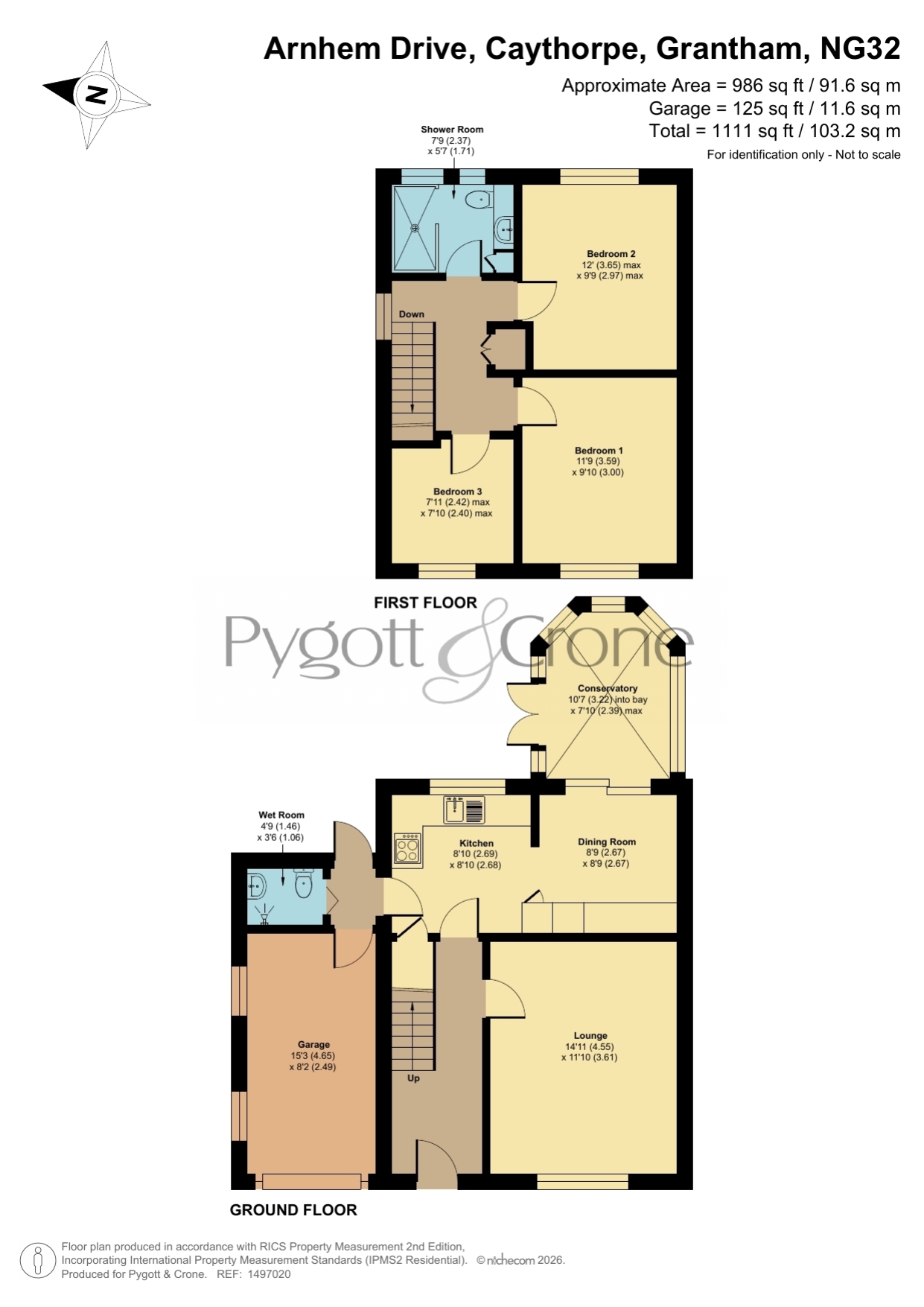 18, Arnhem Drive, Caythorpe floorplan