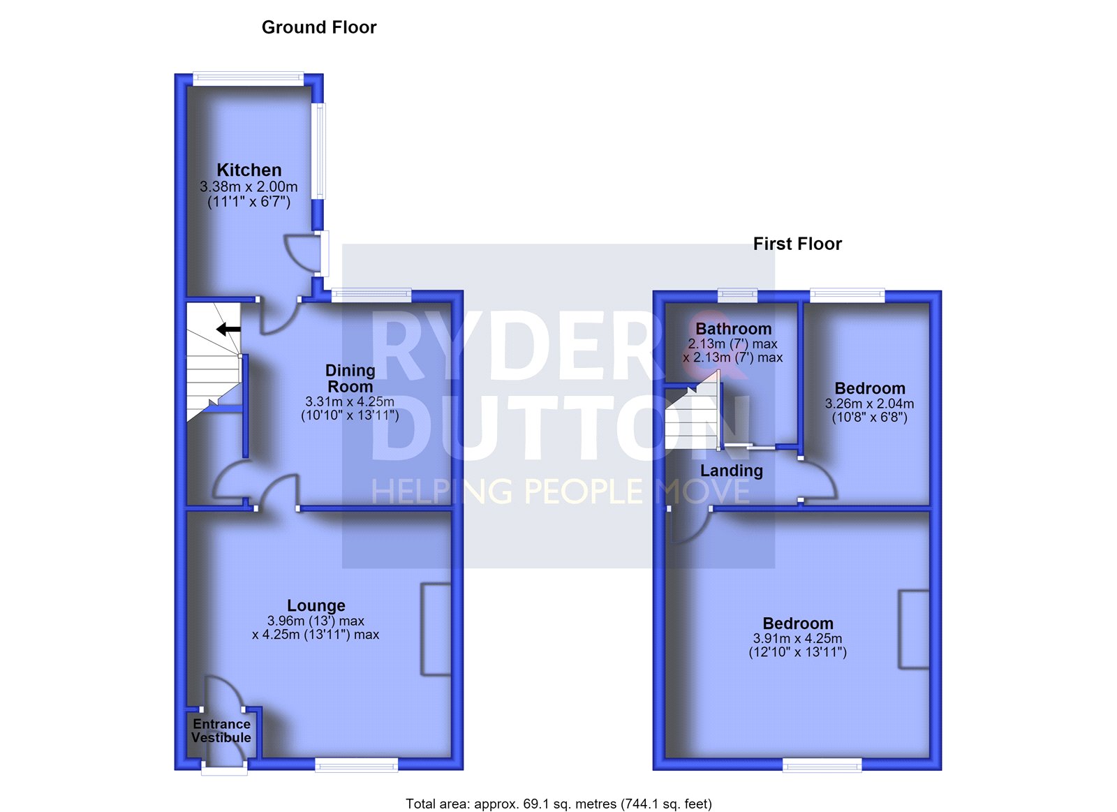 11, Roman Street, Mossley floorplan