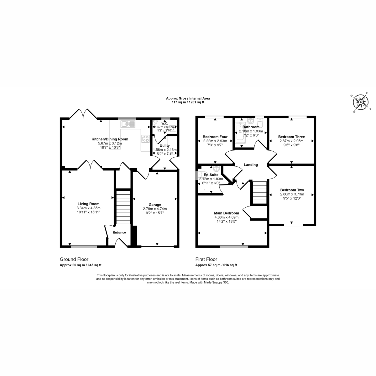 6, Coldham Grove, Wymondham floorplan