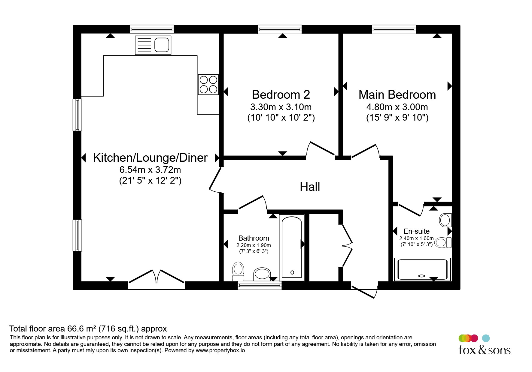Flat 7, Pilgrims House, Pilgrims Way, Salisbury floorplan