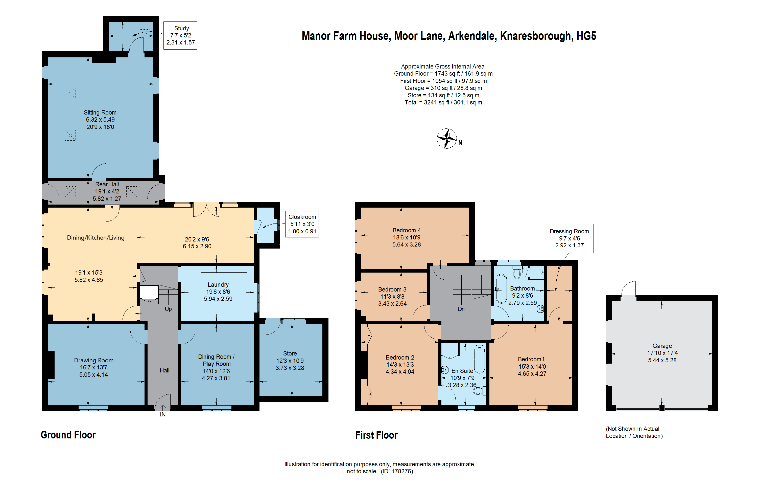 Manor Farm House,, Moor Lane, Knaresborough floorplan