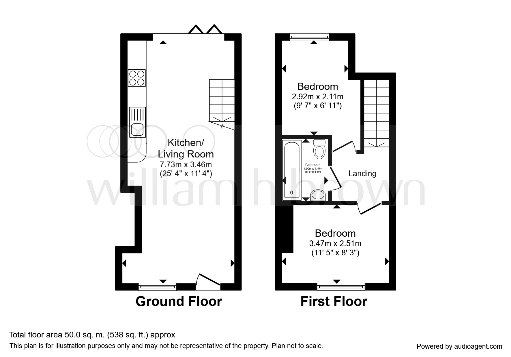 2 Bedrooms  for sale in The Bourne, Ware SG12