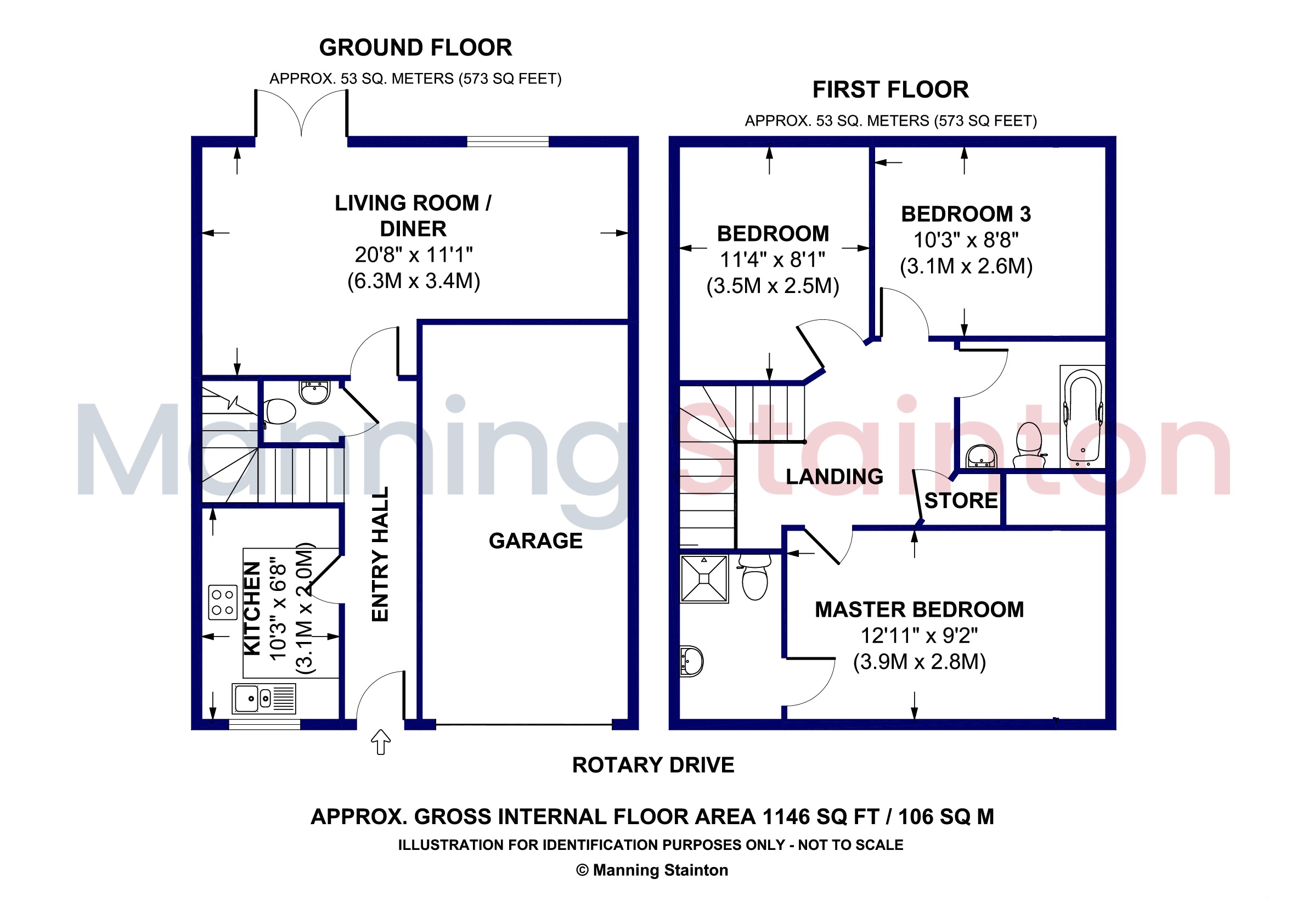 Rotary Drive, Leeds floorplan