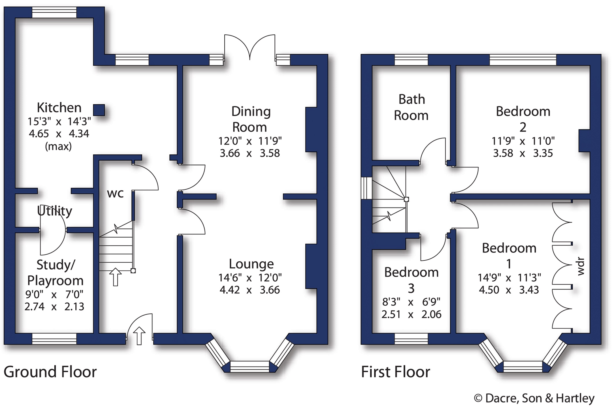 68, Manor Drive, West Yorkshire floorplan