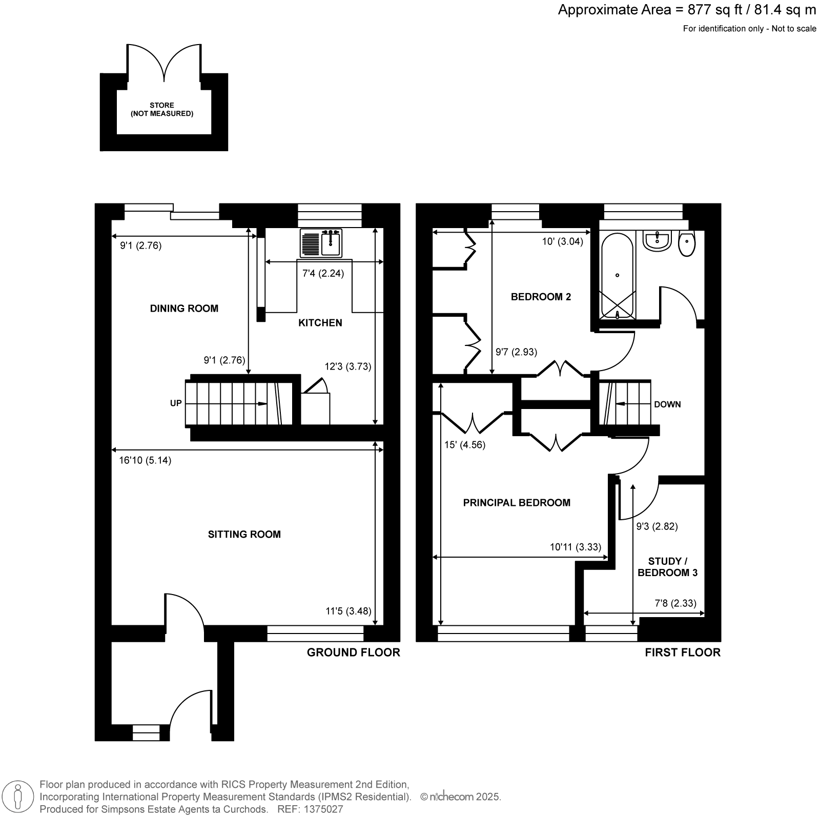 48, Holme Chase, Weybridge floorplan