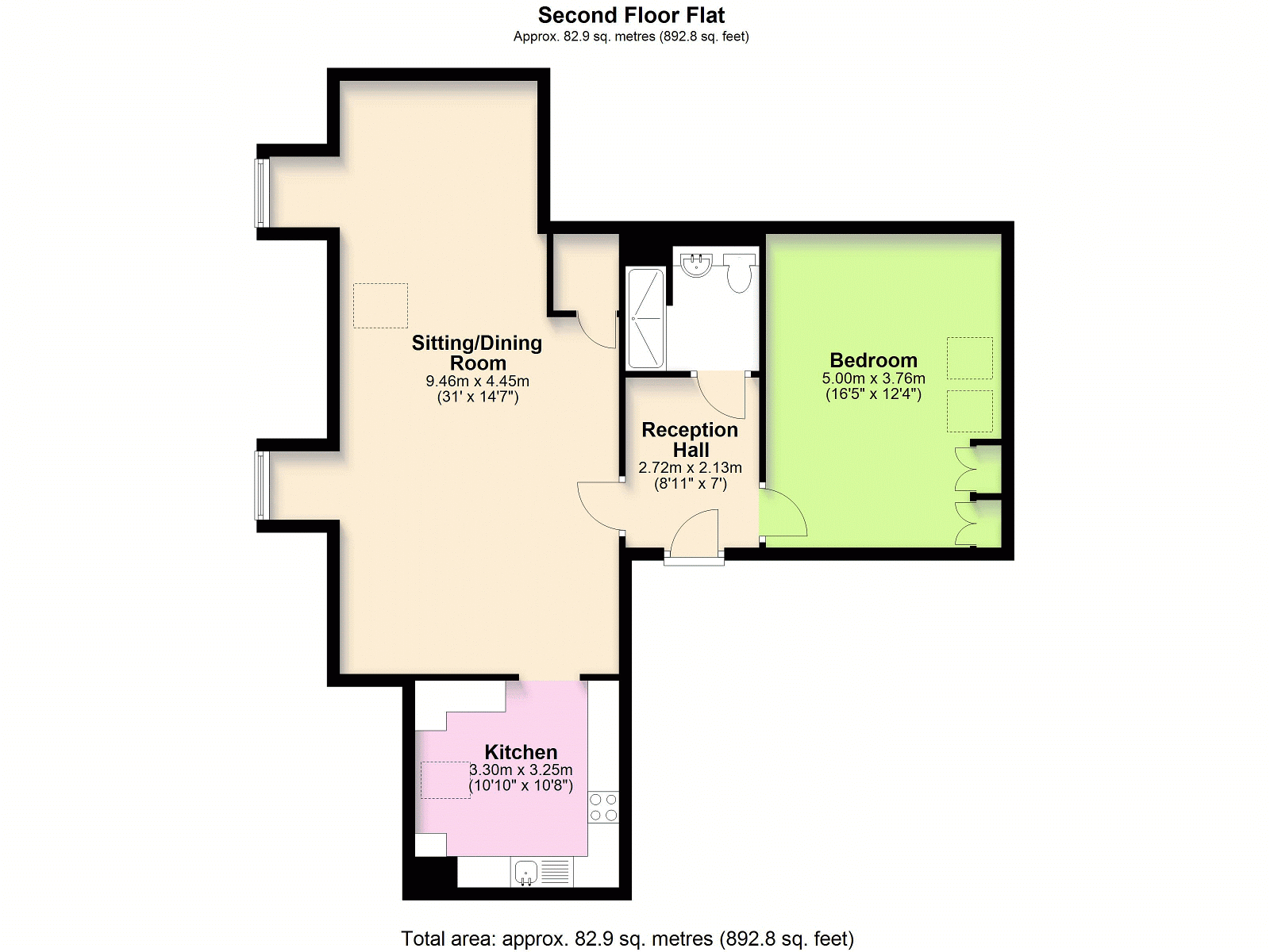 23 Harroway Manor, Cobham Road, Fetcham floorplan