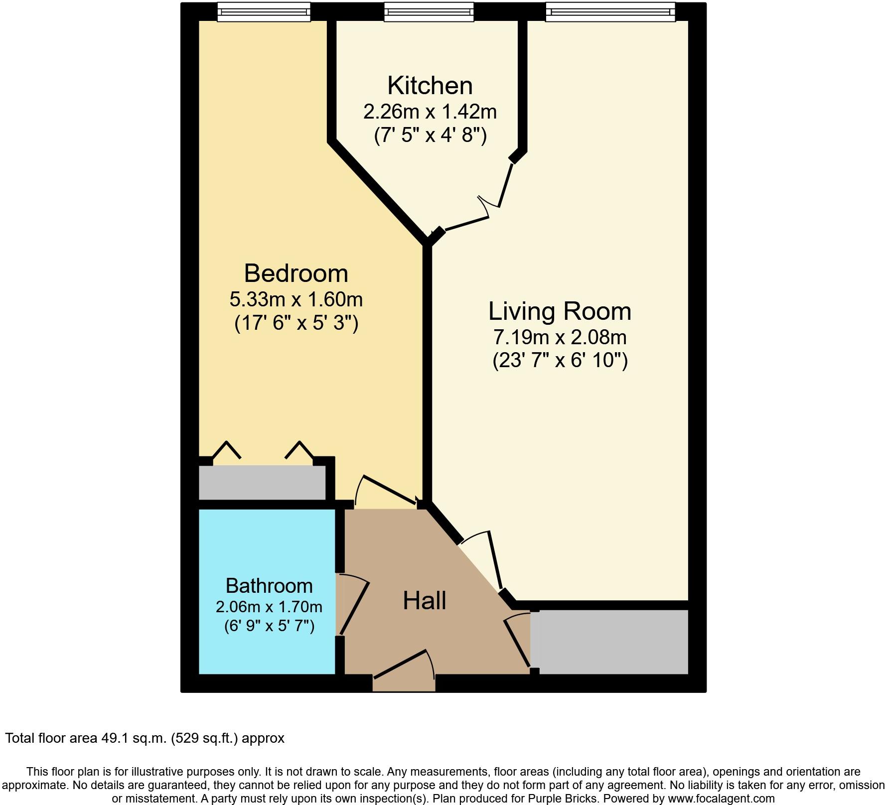 Court, Exmouth EX8, 1 bedroom flat to rent 63869706